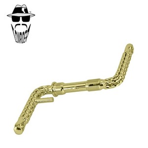 Bicycle Twisted One/Piece Crank 5 /2 (140mm) Chrome