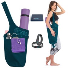 Yoga Mat Bag   Versatile Yoga Bag with Mat Straps  Storage Pockets, Holds Yo...