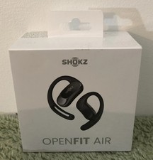 SHOKZ OpenFit Air Open Ear True Wireless Earbuds with Charging Case Black NIB