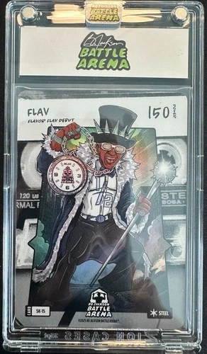 FLAVOR FLAV 2025 BO JACKSON BATTLE ARENA ALPHA UPDATE MIX TAPE STEEL SSP #SK-15
