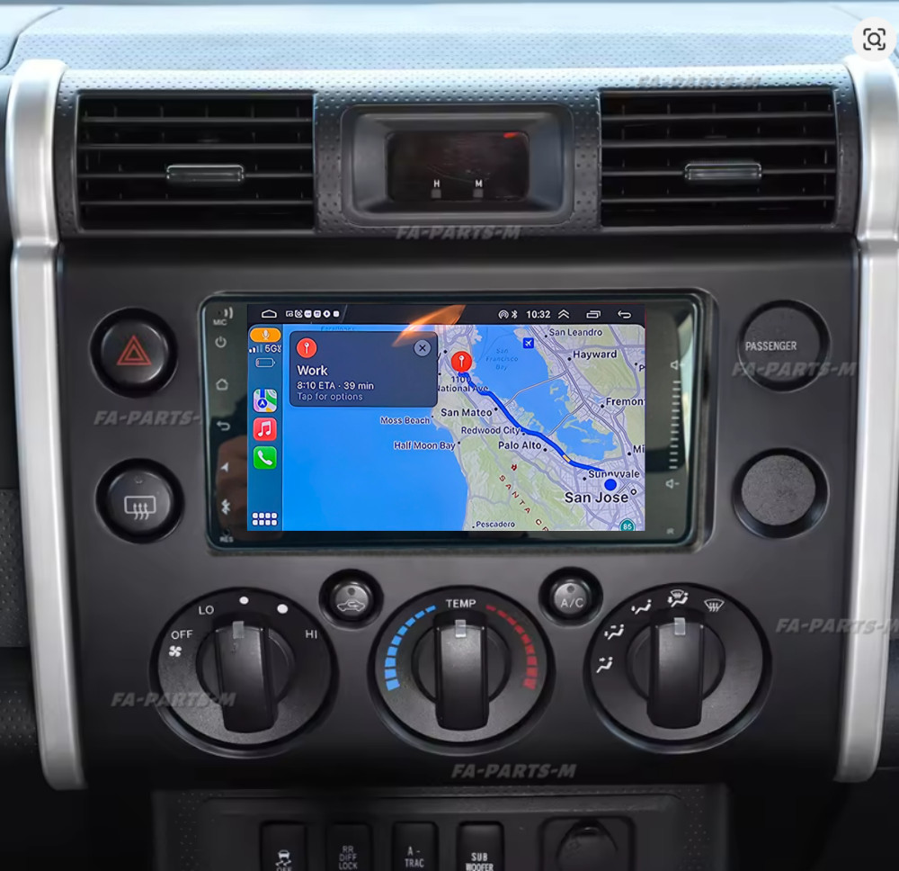 For 2007-2013 Toyota Fj Cruiser Carplay Android 13 Gps