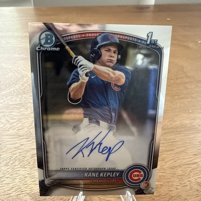 2025 Bowman Draft - Chrome Prospect Autographs Kane Kepley #CPA-KK (AU, RC)