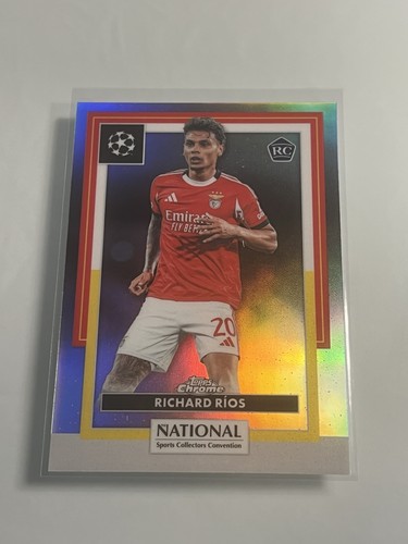 2026 Topps Chrome The National NSCC UEFA Richard Rios RC Rookie Refractor