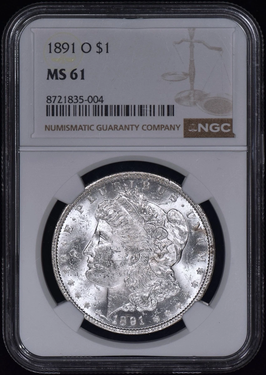 MS 61 Graded 1891 Year Morgan US Dollars (1878-1921) for sale | eBay