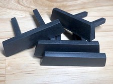 Camaro Bumper Impact Strip End Caps Four 1974 1975 1976 1977 Base Type Lt Z28