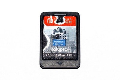 Project Highrise: Architect's Edition Nintendo Switch - Funktion 1A, Label def.