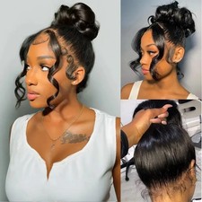 Body Wave Human Hair Wigs 360 Full Lace Lace Front Wig 13X4 Hd Lace Frontal Wig