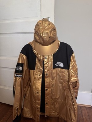 Supreme x The North Face Shell Jacket Gold