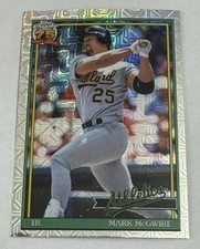 2026 Topps Series 1 Mark McGwire #91C-49 Silver Pack Mojo Refractor Athletics ⚾️