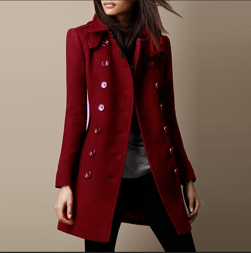 Women's coat medium and long coat - Picture 7 of 10