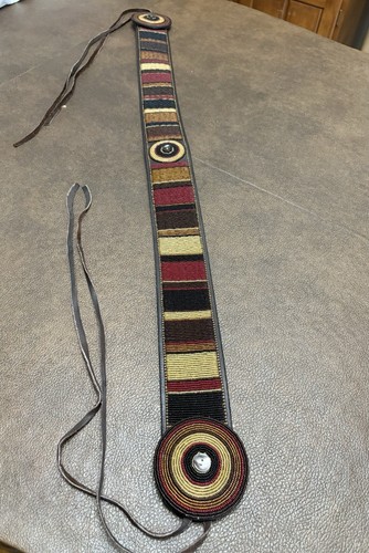 Beaded Wide Wrap Belt Tie Boho Chic Festival Party Women’s