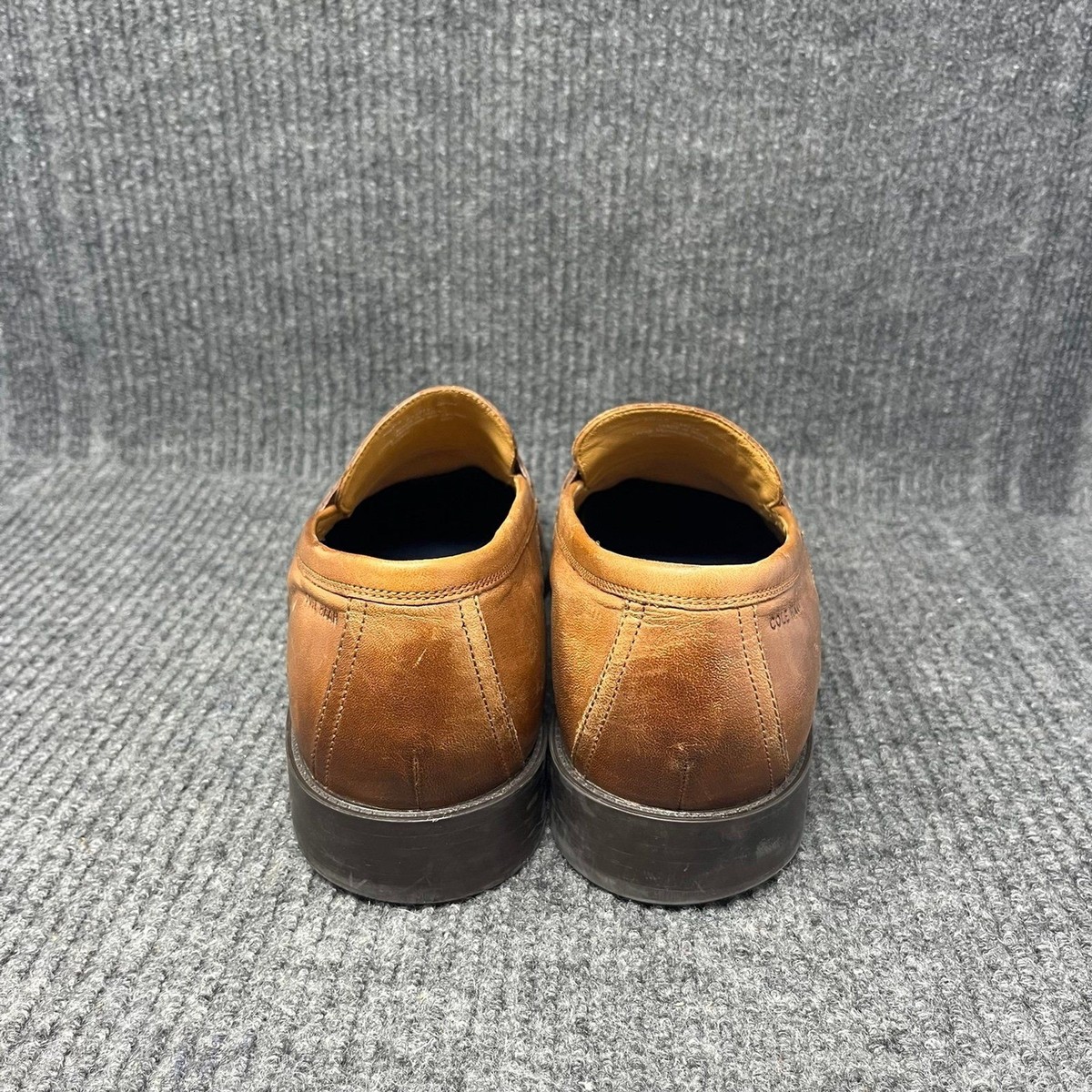 Cole Haan Grand Hawthorne Penny Loafers Dress Shoes Brown Leather 10.5 M‎ C33224 Cole Haan Grand Hawthorne British Tan Leather | Mercari main image 4