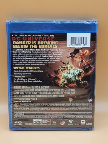 Teen Titans: The Judas Contract (Blu-ray, 2017) Factory Sealed - 第 2/11 張圖片