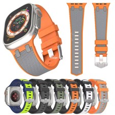 Silicone Band Strap For Apple Watch Series 10 9 8 7 6 5 4