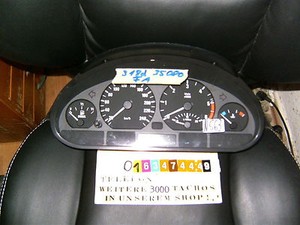 tacho kombiinstrument bmw e46 3er 62116940870 bosch cluster cockpit clock