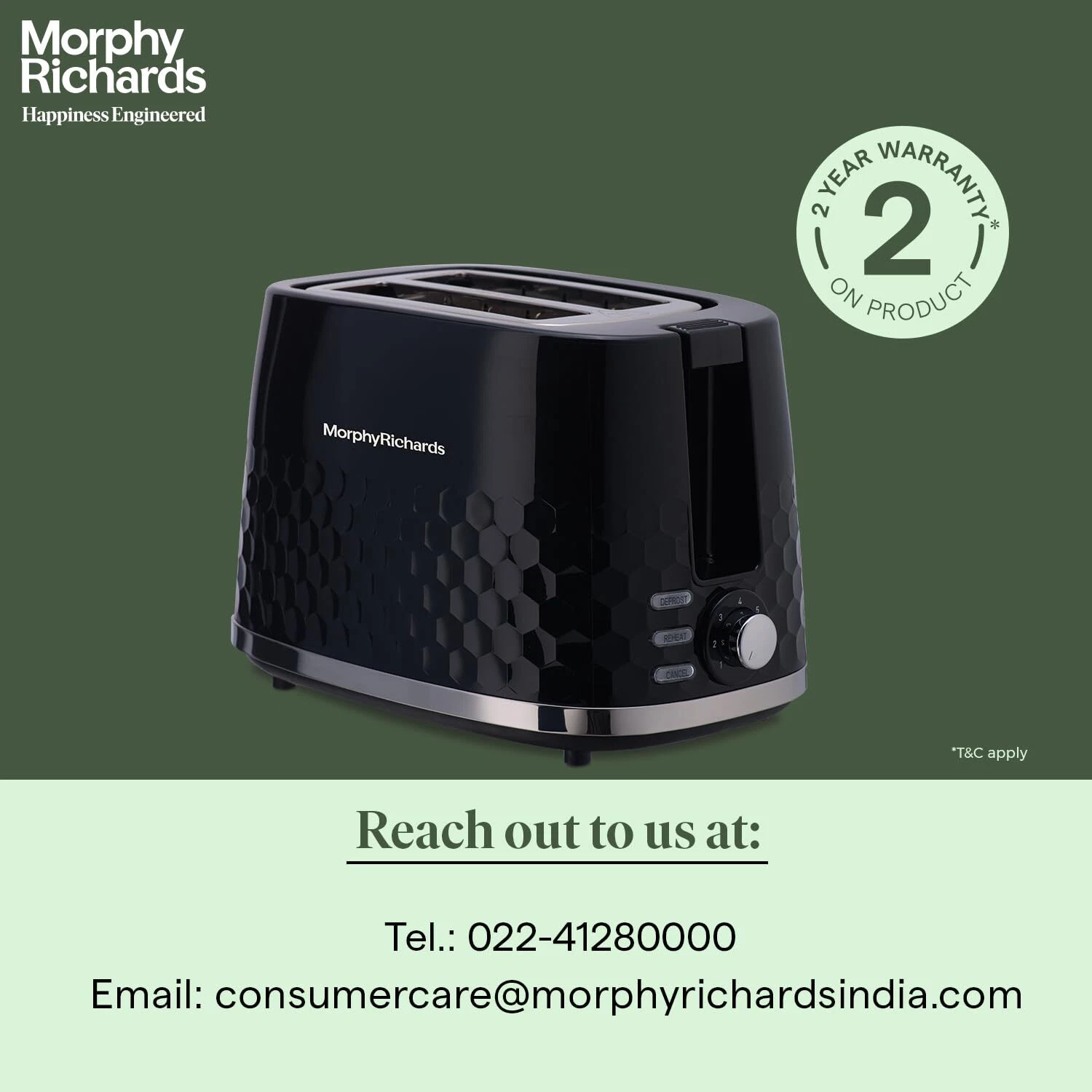Morphy Richards Hive Series Toaster - Thumbnail 5