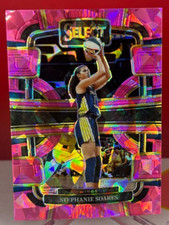 Stephanie Soares 2024 Select WNBA Concourse Pink Ice #7 Dallas Wings