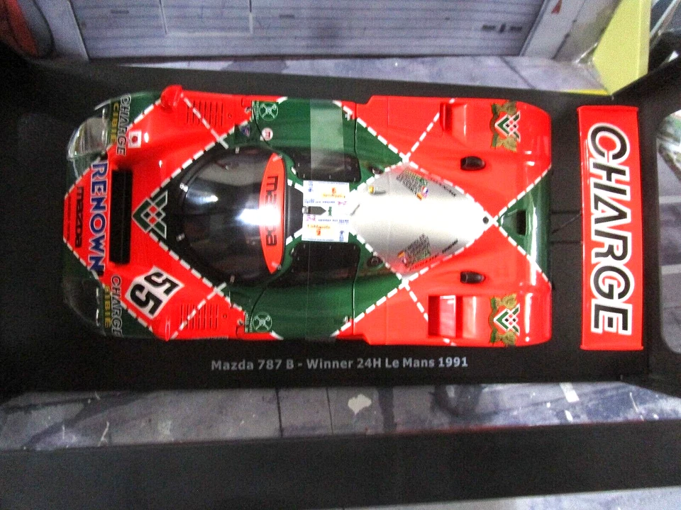 MAZDA 787 B 787B 24h Wankel Le Mans Winner 1991 #55 Weidler Gachot Herb KK 1:18 - Immagine 4 di 4