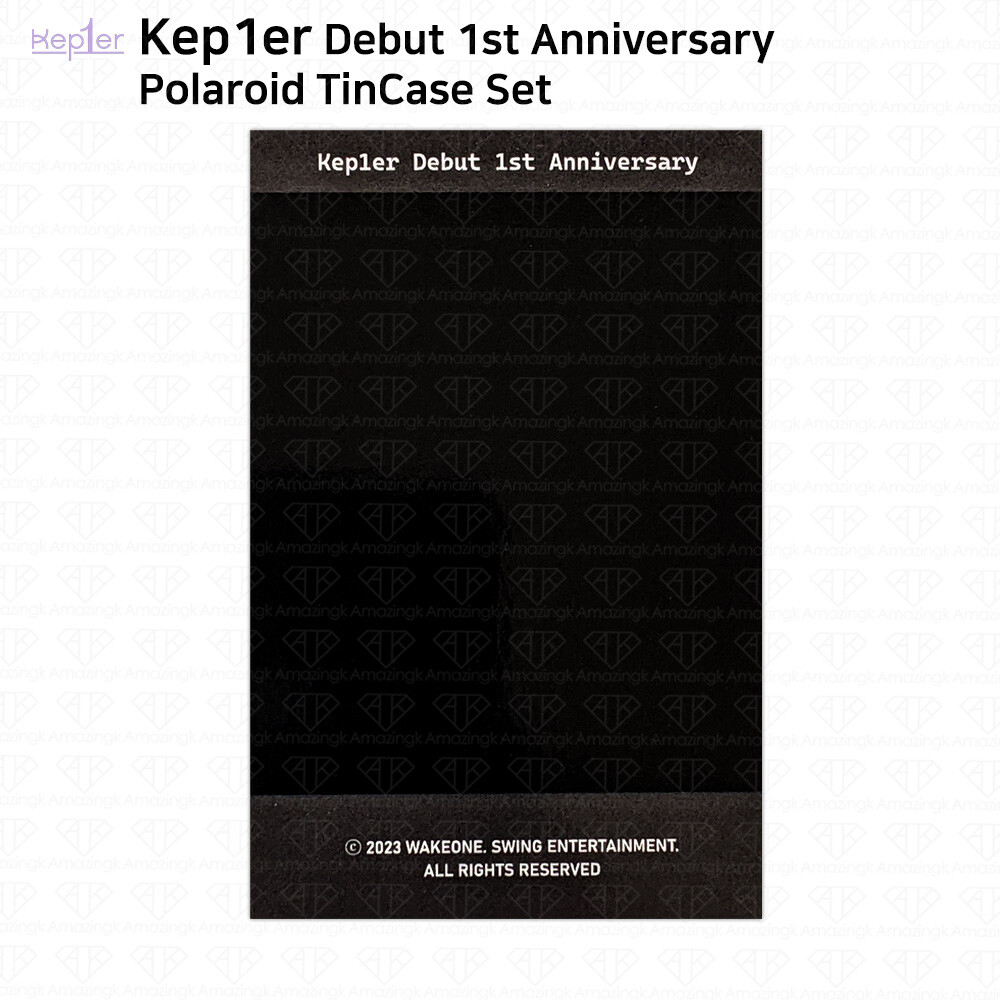 Kep1er Debut 1st Anniversary Polaroid TinCase Set Photocard