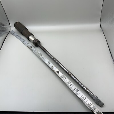 Vintage Stanley 2590 17 1/2  Total Length 3/8  Standard Screwdriver Cool Mod! 