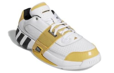 New Adidas Agent Gil Zero Restomod 61 Point Shoes Sz 8 White Gold