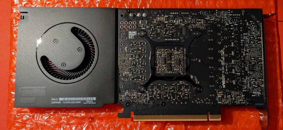 PNY NVIDIA RTX A4000 16GB GDDR6 PCIe Graphics Card PG190 VCNRTXA4000