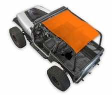 Spiderwebshade Mesh Bikini Top-orange For Jeep Yj Sws-shdtop-01-yj-org