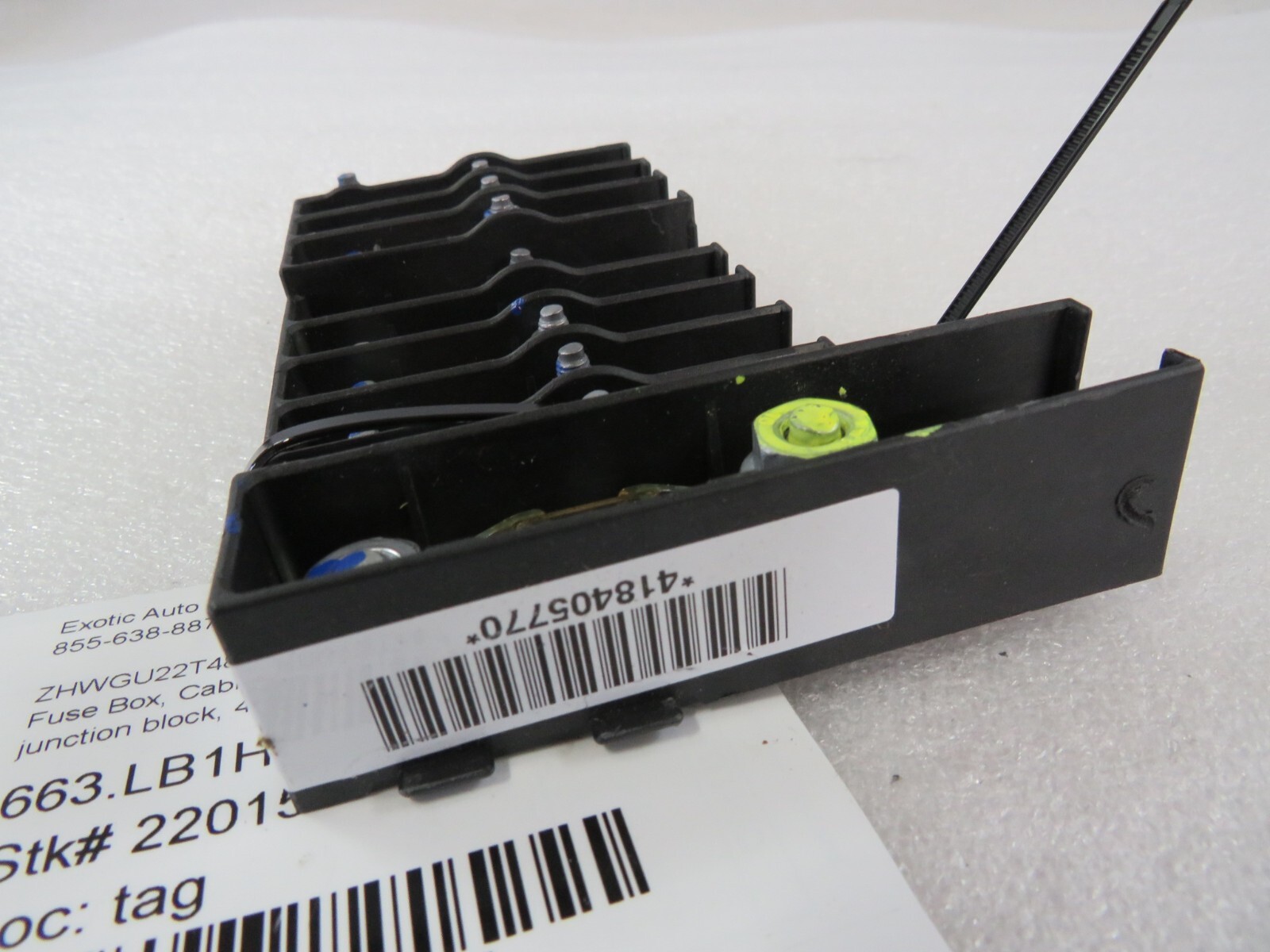 Lamborghini Gallardo, Spyder, Junction Block, Used, P/N 418405770