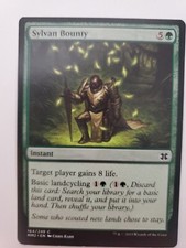 MTG Magic The Gathering Card Sylvan Bounty Instant Green Fate Reforged 2015