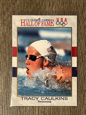 1991 impel us olympic hall of fame #45 Tracy Caulkins EX-NM