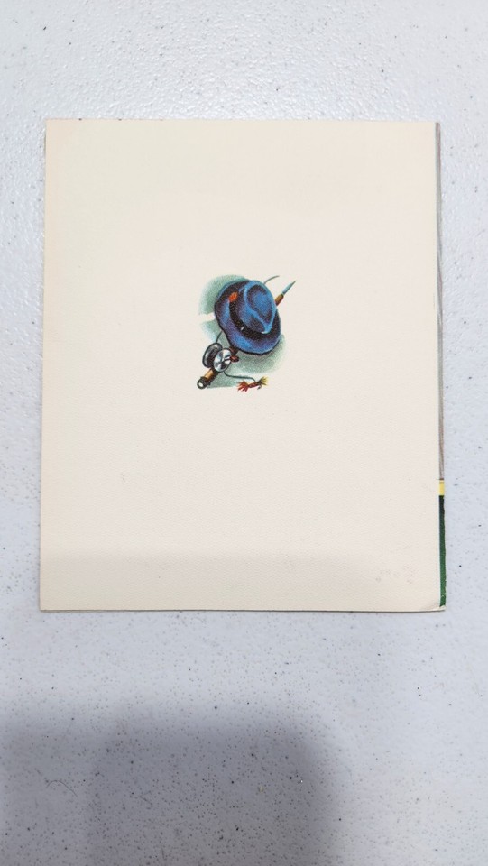 Vintage Fishing Tackle Box Fishing Pole Fishing Hat Stuart Greetings