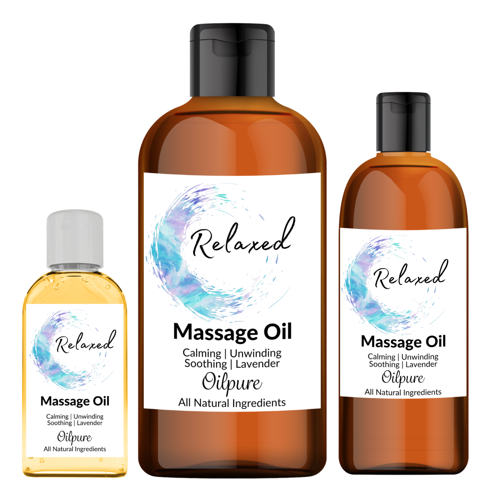 Relaxed Lavender Massage Oil Blend, Calming Sleep Aid. 100 Pure. Natural eBay