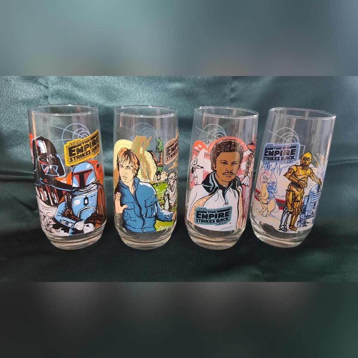 Vintage Burger King Star Wars Promotional Drinking Glasses