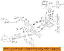 CHRYSLER OEM 00-06 Wrangler Suspension Components-Upper Cntrl Arm Nut 11506007