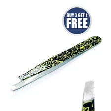 Beauty Eyebrow Hair Removal Tweezer Professional Slanted Steel Tools