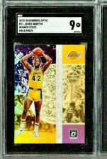 2019 Donruss Optic James Worthy Winner Stays Holo Prizm SGC 9