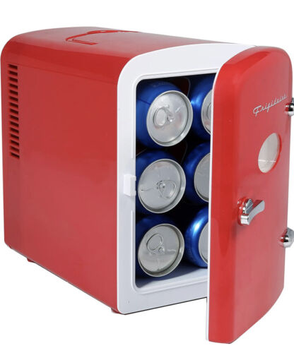 FRIGIDAIRE Portable Retro Mini Fridge, Red, EFMIS175, BRAND NEW IN BOX!! - Picture 3 of 15