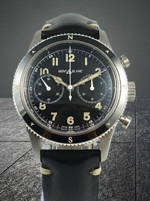 Montblanc 1858 Automatik Chronograph 126915 Box & Papiere Neuware