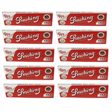 Smoking Brand Classic Red Single Wide (70mm) Rolling Papers (10 Booklets)