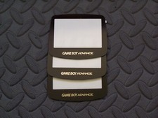 3 X NEW GLASS GBA SCREEN LENS COVERS Nintendo For Game Boy Advance system
