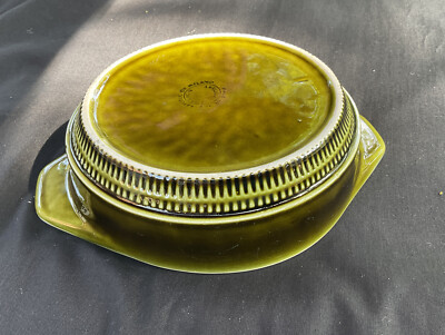 VINTAGE SHANNON KERAMIK GRÜN SCHÜSSEL SUPPE FRÜHSTÜCK MÜSLISCHALE RETRO PUDDING GEBRAUCHT