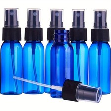24pcs 30ml Blue Fine Mist Atomiser Spray Bottles Empty Plastic Travel Bottle set