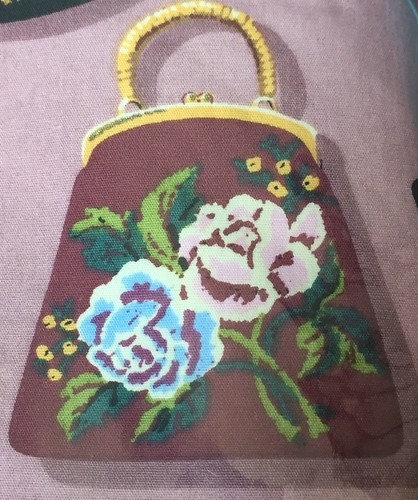 Nick And Nora Accessories Tapestry Handbags Set Of 2 Cosmetic Make Up Bags RARE - Picture 7 of 9