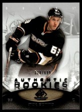 2010-11 SP Game Used ROOKIE Nick Bonino Rookie 328/699 Anaheim Ducks #190