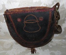 RARE Native Dated 1890 Hand Crafted Leather Bag