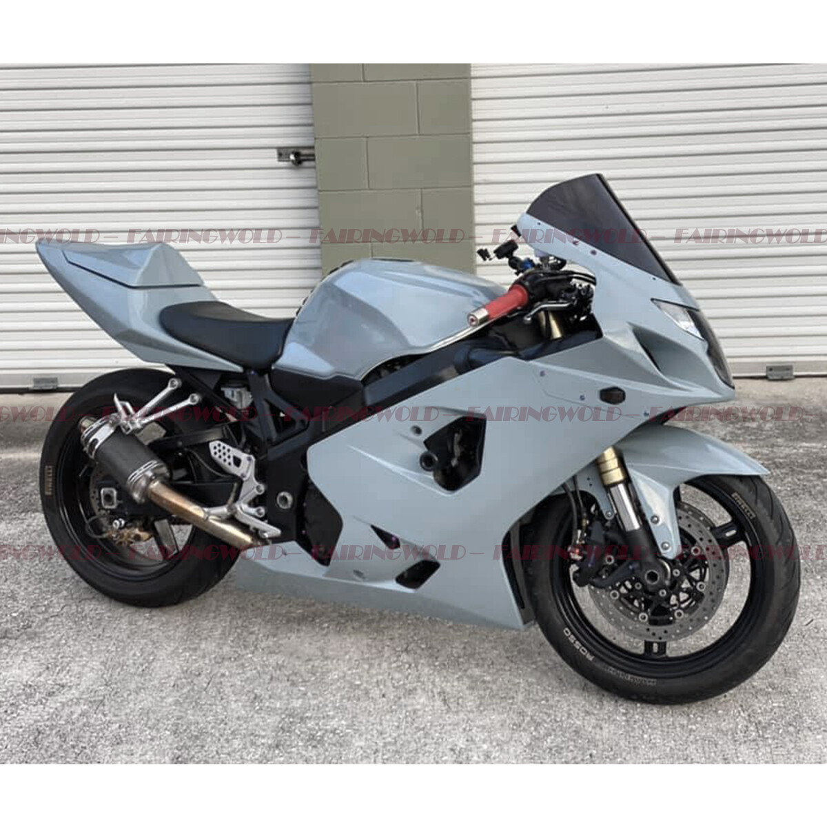 Full Fairings Kit w/ Tank + Seat Cover For 2004 2005 GSXR 600 GSXR