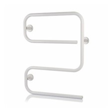 Hyco Alize AL80SW S Shaped Electric Towel Rail 80 Watt White Enamel Coated Steel