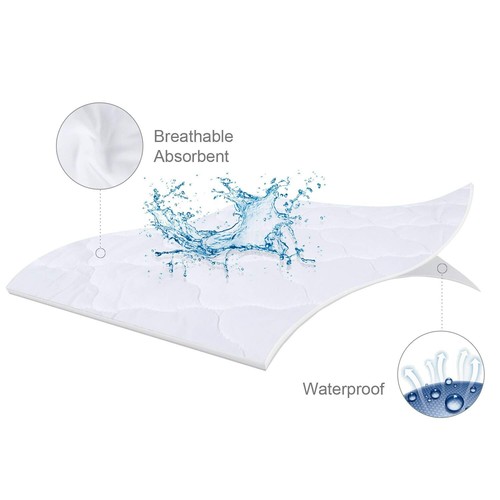 Funda Almohadilla Colchón Mini Cuna Ajustable Pack N Play Protector Sábana Acolchada 39"x27" - Imagen 90 de 110
