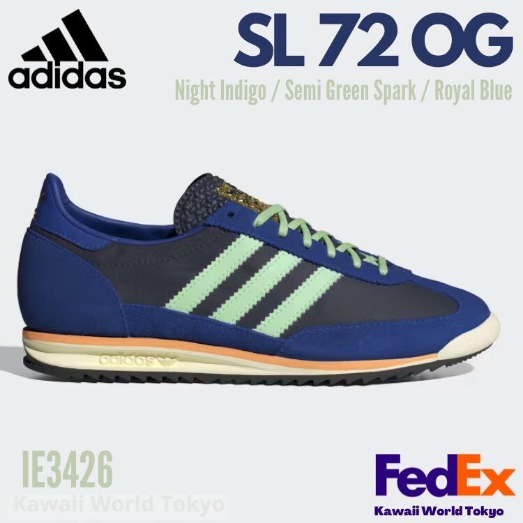 Adidas Originals SL 72 OG Night Indigo / Semi Green IE3426 Women