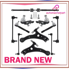 12PCS Front Lower Control Arm Ball Joint Tie Rod Kit For Toyota Camry 2007-2011